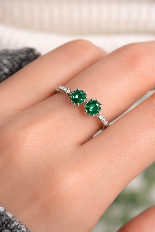 Green Bloom ring
